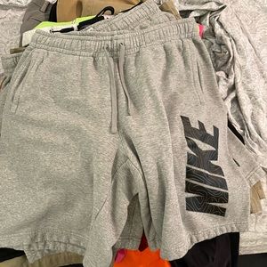 Nike sweatpant shorts